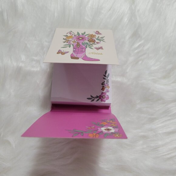 Punch Studio Floral Boot Mini Notebook - Picture 4 of 5